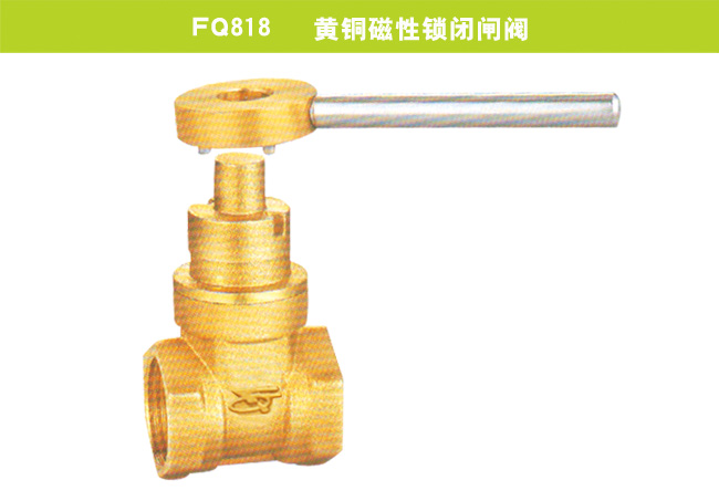 FQ818   黃銅磁性鎖閉閘閥